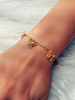 Armband für Frau Blonde Butterfly Metal Geometric Bracelets