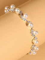 Armband Silber Perle.