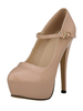Attraktive High Heels in Lacklederoptik mit Stilettos
