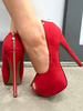 Attraktive Platform Sandaletten mit Reißverschluss und Stilettos