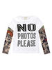 Babay Tattoo Onesie Langarm Baumwolle bedrucktes T-Shirt