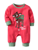 Baby Weihnachtspyjama Rote Baumwolle scherzt Faschingskostüme