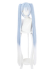 Babyblaue Cosplay Perücke VOCALOID Hitzebeständige Faserperücke Cosplay Perücken
