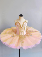 Ballett-Tanzkostüme rosa für Mädchen Kinder Ballerina Lycra-Spandex-Kleid Tanzkleidung