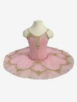 Ballett-Tanzkostüme rosa für Mädchen Kinder Ballerina Rüschen Spitze Polyester Tanzkleidung
