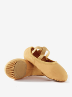 Ballett-Tanzschuhe braun runde Zehenpartie Tanzschuhe