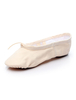 Balletttanzschuhe Ecru White Round Toe Tanzschuhe Baumwolle Ballettschuhe