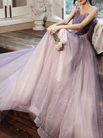 Ballkleid A-Linie eckiger Ausschnitt Spitze ärmellos Hochzeitsgästekleider