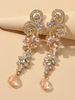 Barock Ohrringe Gold Frauen Vintage Schmuck