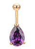 Bauchnabel Ringe schicke Strass Body Piercing-Schmuck