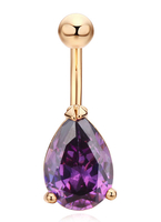Bauchnabel Ringe schicke Strass Body Piercing-Schmuck