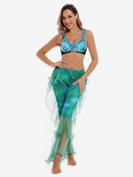 Bauchtanz-Hose grün sexy Märchen-Set für Erwachsene Bauchtanz-Kleidung aus Polyester für Damen