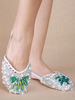 Bauchtanzschuhe Silver Bling Bling Pantoffeln Tanzschuhe
