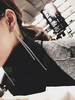Baumeln Ohrringe Silber Strass lineare Ohrringe