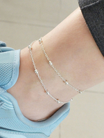 Beach Strand Fußkettchen Silber Kette Knöchel Armband Frauen Schmuck