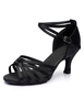 Beliebte 2021 Latein Schuhe aus Satin kreuz und quer im schicken & modischen Style Sandalen