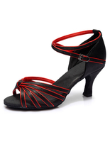 Beliebte 2021 Latein Schuhe aus Satin kreuz und quer im schicken & modischen Style Sandalen