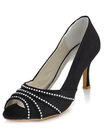 Beliebte Peeptoe-Pumps in Weiß für Hochzeit