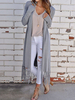 Beliebter Cardigan aus Acetate mit Fransen in Grau