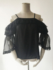 Beliebtes Lolita Hemd aus Chiffon mit Dreiviertelärmeln
