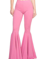 Bell Bottom Pants Rosa Frauen Schlaghose