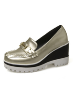 Bequeme Loafer aus für Alltag Loafers im casualen Stil Anti-Rutsch Gummi und Damen