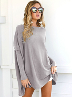 Übergroße Frauen Pullover Batwing Langarm Pullover Pullover