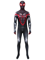 Bestaunen Sie Spiderman in den Spinnenvers Miles Morales Cosplay-Kostüm Zentai