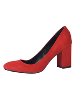 Black Block Fersen Pumps Square Toe Plus Size Schuhe