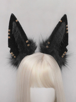 Black Lolita Zubehör Tierohren Polyesterfaser Sonstiges