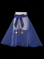 Blaue Lolita vertuscht süße Galaxie-Druck-bloße Lolita Outwears