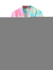 Blazer für Frauen Tie Dye Turndown Kragen Langarm Baumwolle Blazer