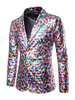 Blazer Jacken Hot Stamping Herren Freizeitanzüge