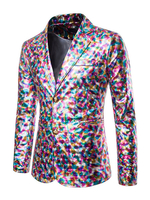 Blazer Jacken Hot Stamping Herren Freizeitanzüge