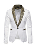 Blazer Jacken Patchwork Männer Freizeitanzüge