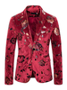 Blazer Jacken Rose Hot Stamping Casual Anzüge für den Menschen