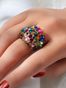 Blonder Metallfinger-Schmuck Frauen-Schmuck