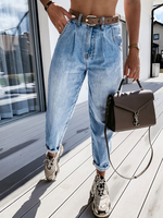 Blue Jeans Gerade Lange Denim-Hose für Damen