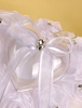 Blume; Hochzeit Kissen weiß Strass Schärpe Satin Schleife für Hochzeit