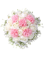 Blumen für die Hochzeit Fabulous Wired Shape Poly Cotton Blend Brautsträuße