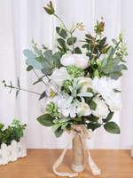 Blumen für die Hochzeit Wunderschöne handgebundene Hochzeitssträuße aus Poly / Baumwolle