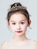 Blumenmädchen Headpieces Gold Tiara Crown Kinder Haarschmuck