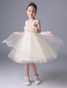 Blumenmädchen Kleider Prinzessin Rosa Abendkleider für Hochzeit knielang viereckiger Ausschnitt gemischten Baumwollen ärmellos kleid blumenmädchen
