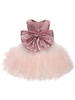 Blumenmädchenkleider Jewel Neck Lace Ärmellose knielange Prinzessin Silhouette Tiered Formal Kids Pageant Kleider
