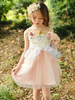 Blumenmädchenkleider Jewel Neck Polyester Sleeveless Tee Länge A Line Plissee Formal Kids Pageant Kleider