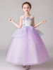 Blumenmädchenkleider Jewel Neck Sleeveless Flowers Kids Party Dresses