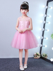 Blumenmädchenkleider Jewel Neck Sleeveless LaceEmbroidered Knielangen Social Kids Party Kleider