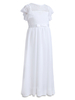 Blumenmädchenkleider Jewel Neck Sleeveless Plissee Formal Kids Pageant Dresses