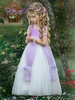 Blumenmädchenkleider Square Neck Taft mit kurzen Ärmeln Knöchellangen Prinzessin Silhouette Blumen Kinder Social Party Kleider