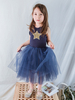Blumenmädchenkleider Tüll Stern Tutu Kleid Ärmellose Kurze Kinder Abendkleid